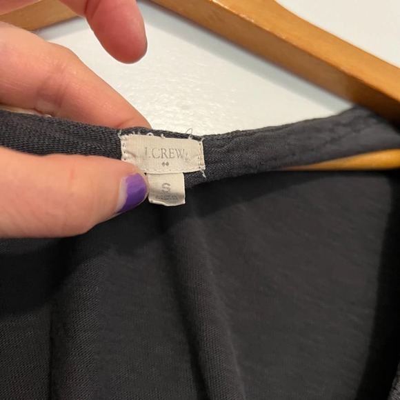 J. Crew scoop neck gray scoop neck top S - Picture 3 of 6